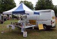 The Operation Lockout van display at Richmond Green