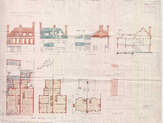Figure 46 62-64 High Street architectural drawing