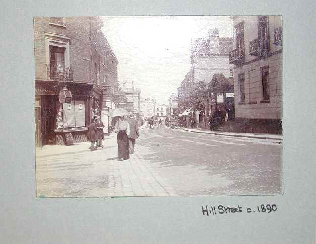 Photograph of Hill Street c1890