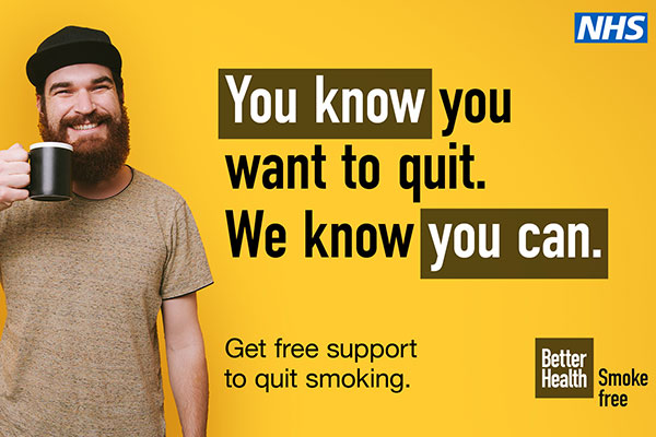 Get free, personalised support to stop smoking for good