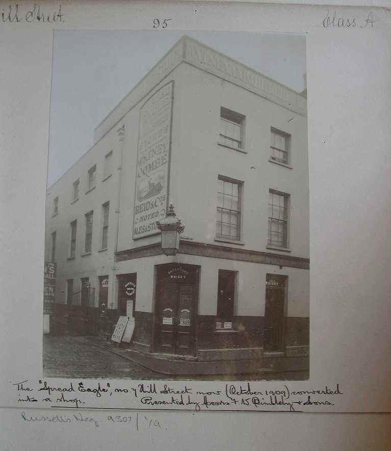 The Spread Eagle pub, number 29 Hill Street, 1900
