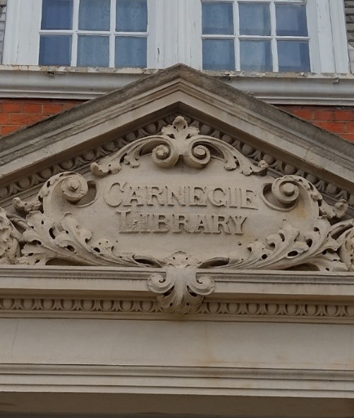 Figure 22 'Carnegie Library' inscription