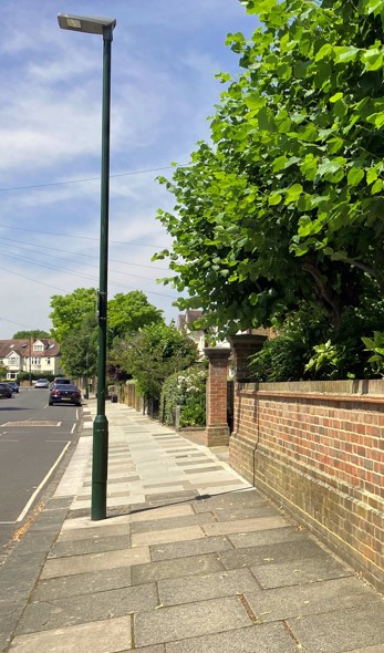 Figure 106 Example of streetlight on Cambridge Road