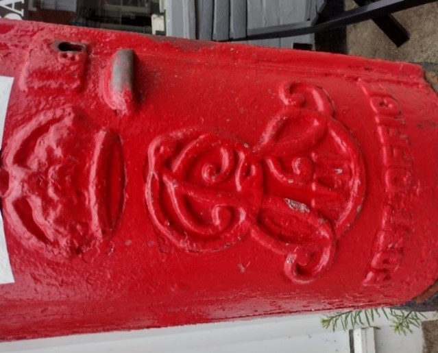 Figure 110 Detail of Edward VII post box
