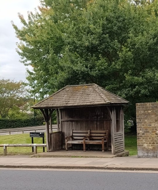 Figure 13 Timber bus shelter