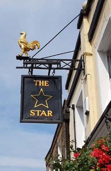 Figure 73 The Star hanging sign