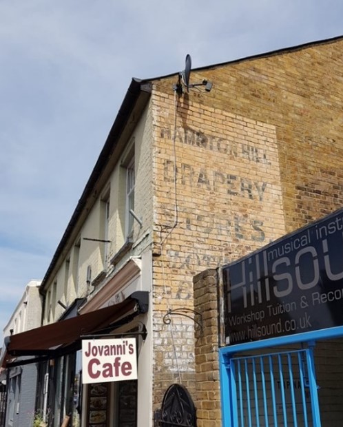 Figure 81 Ghost sign, 32 High Street