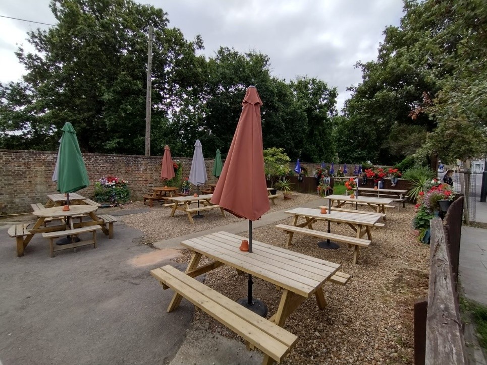 Figure 96 The Star pub garden