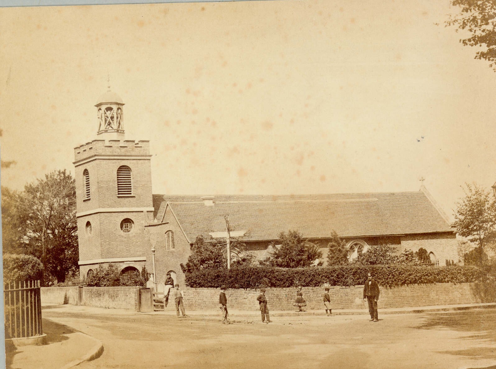 Figure 23 St Mary with St Alban parish church as viewed from High Street c1900