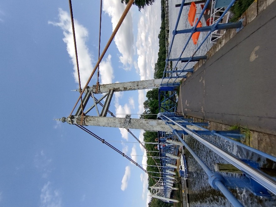 Figure 25 Iron suspension bridge
