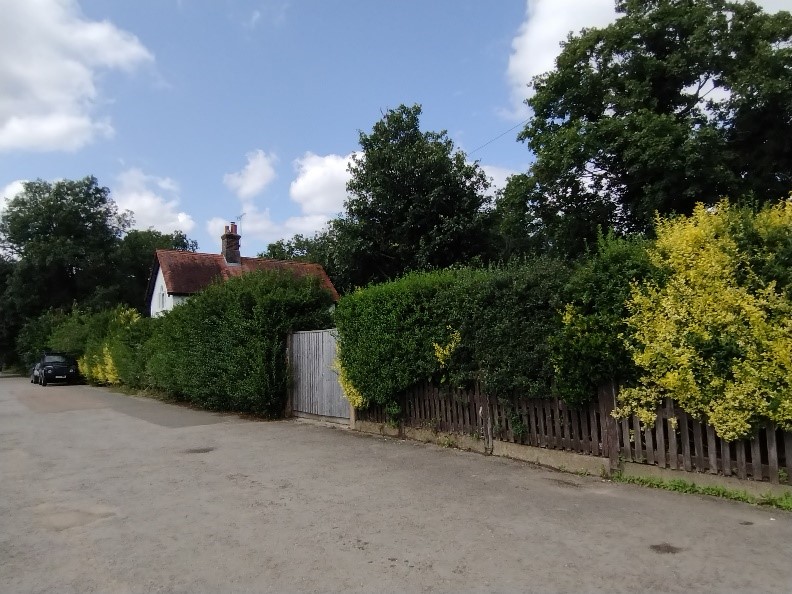 Figure 82 View of the Ham bank with the old Toll House in the background