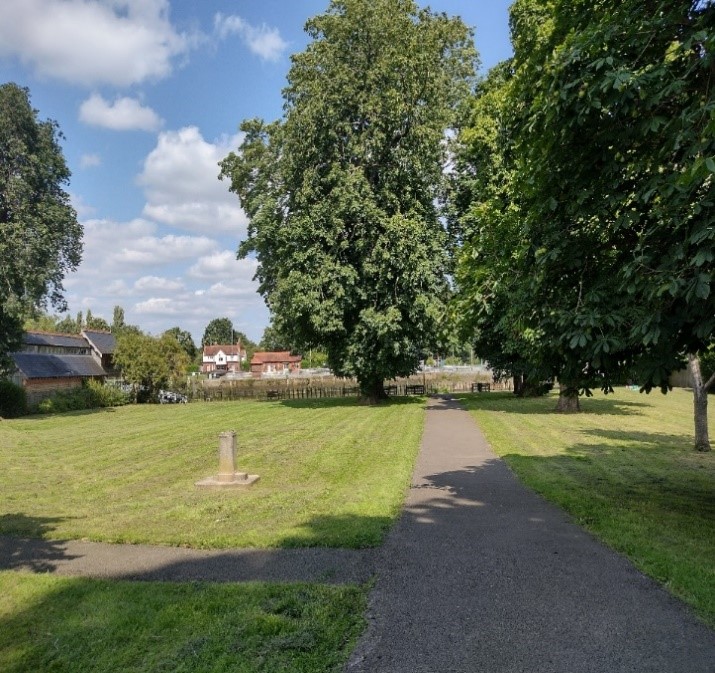 Figure 98 Tarmacadam path in Manor Road Recreational Ground
