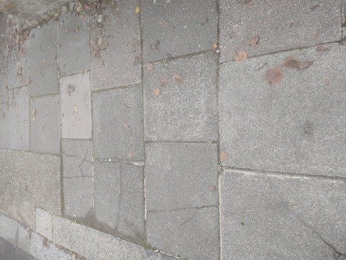 Figure 113 Example of cracked concrete slabs