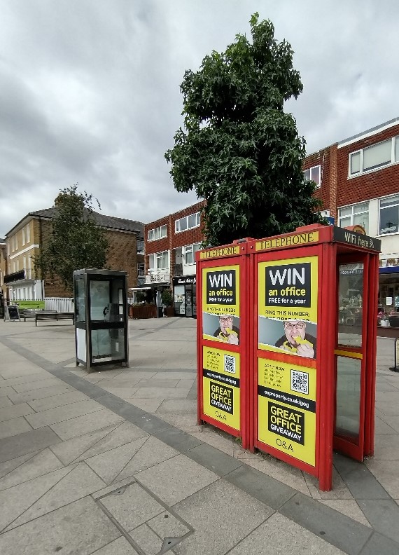 Figure 101 Advertising kiosks