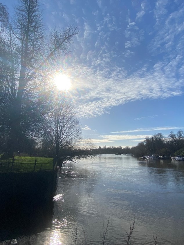 Figure 24 View of the Thames towards Marble Hill from the Richmond bank