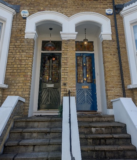 Figure 177 Details of original doors in recessed porches