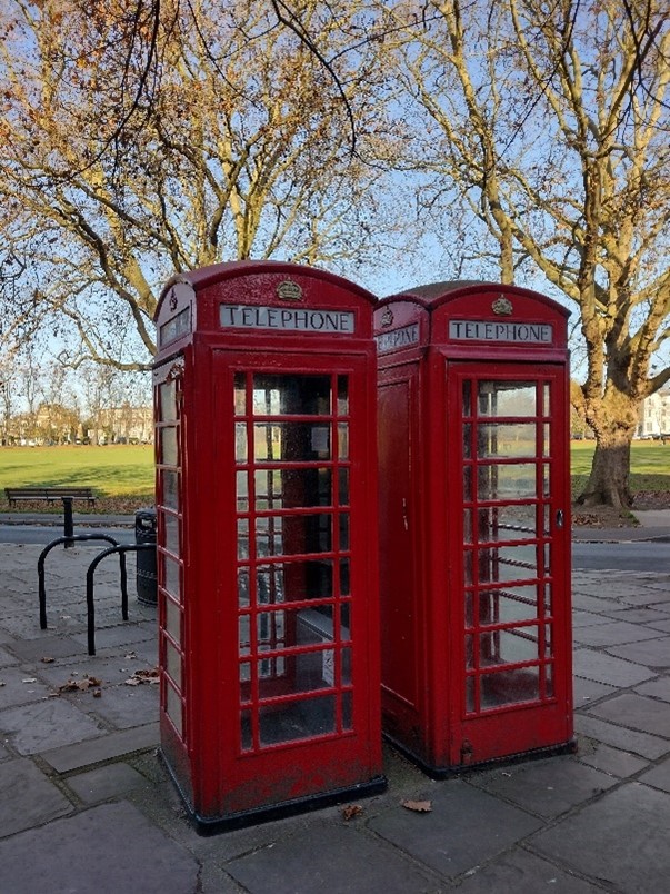 Figure 37 Pair of K6 telephone boxes