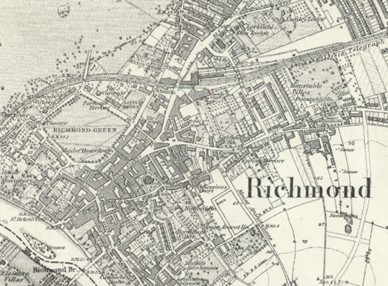 Figure 8 OS map, 1860s