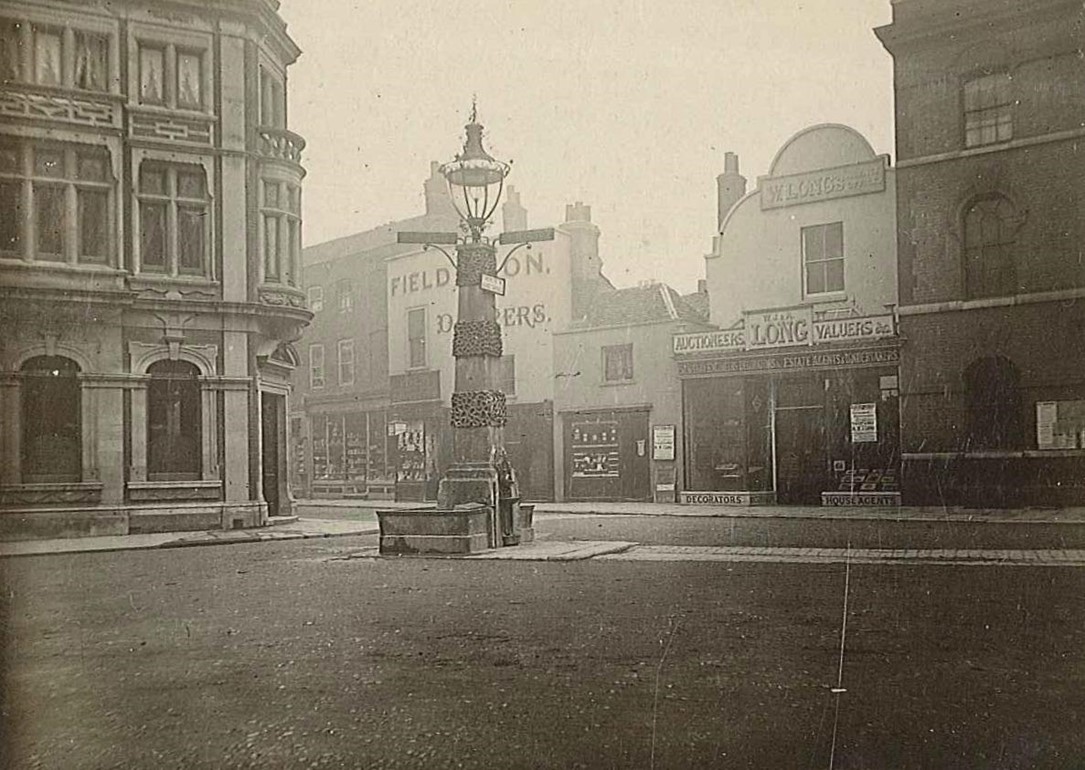 Figure 13 Junction of Lower George Street and George Square, late C19th