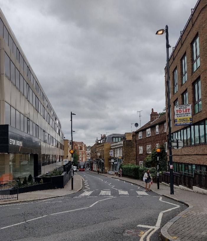 Figure 75 Eton Street as viewed from Paradise Road