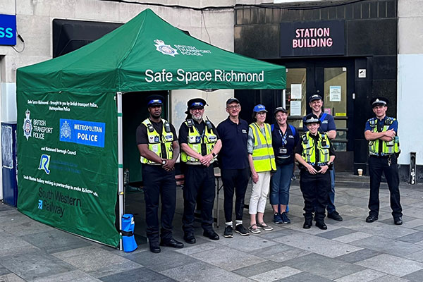 Richmond town centre has a new ‘Safe Space’ on Friday and Saturday nights