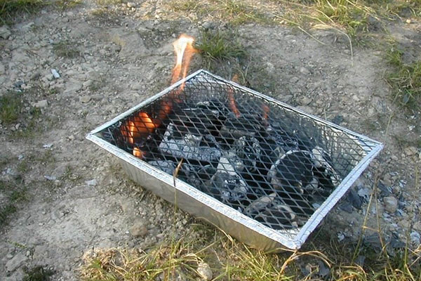 Call to stop the use of disposable barbecues