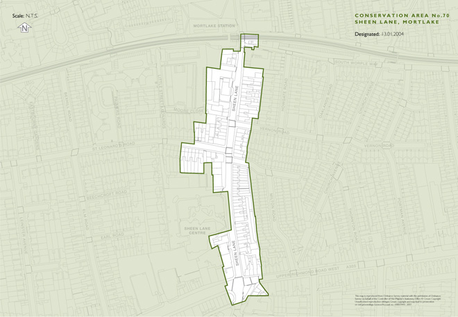 Figure 1: Map of the Conservation Area