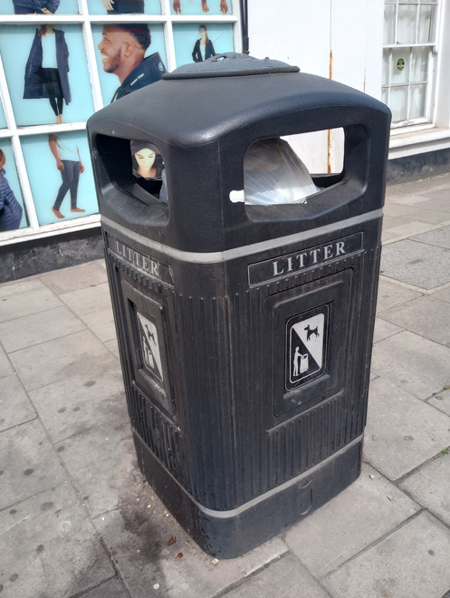 Figure 74: Bin outside no.28 Sheen Lane