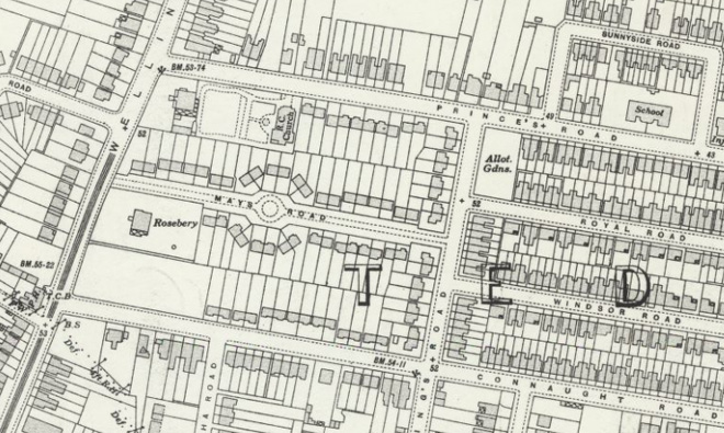 Figure 11 1930s OS map