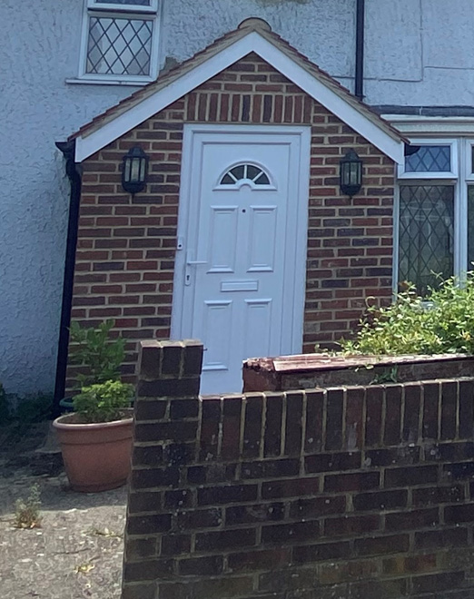 Figure 29 Brick porch at 79 Princes Road