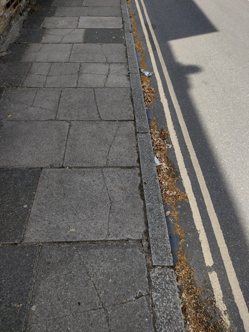Figure 47: Example of typical paving along Trafalgar Road