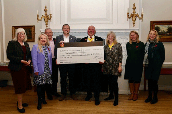 Local charities presented with nearly £30,000 by former Mayor