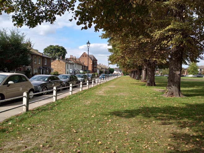 Figure 18: View looking north along First Cross Road