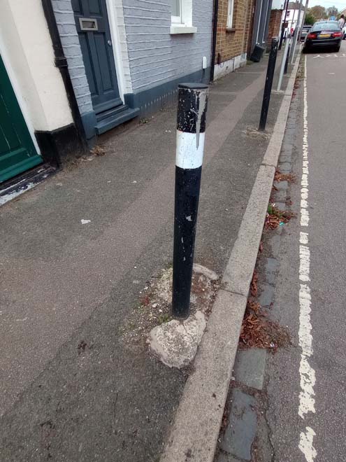 Figure 72: Bollards on May Road