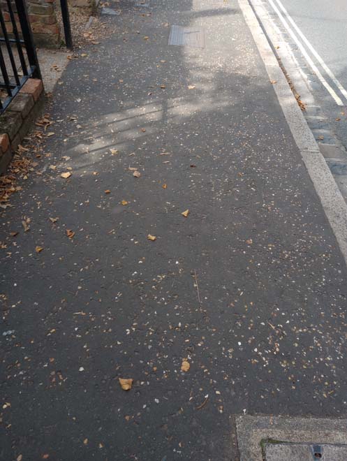 Figure 80: Paving along First Cross Road