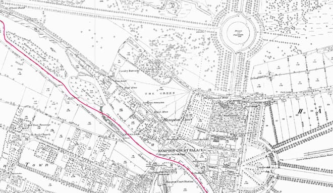 Fig. 12 1866 map, Ordnance Survey. National Library of Scotland