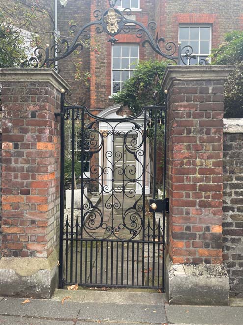 Fig. 84 Detail of the Old Court House gate