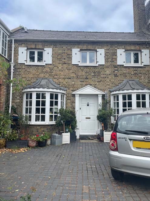 Fig. 82 The Ivy Lodge Entrance, a Palladian-style classical doorcase