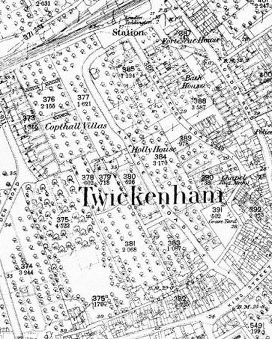 Fig. 2: OS Map 1866-1893