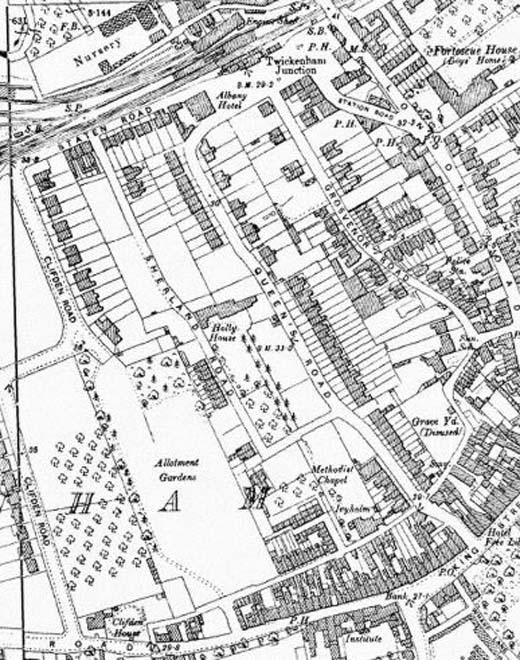 Fig. 3: OS Map 1895-1898