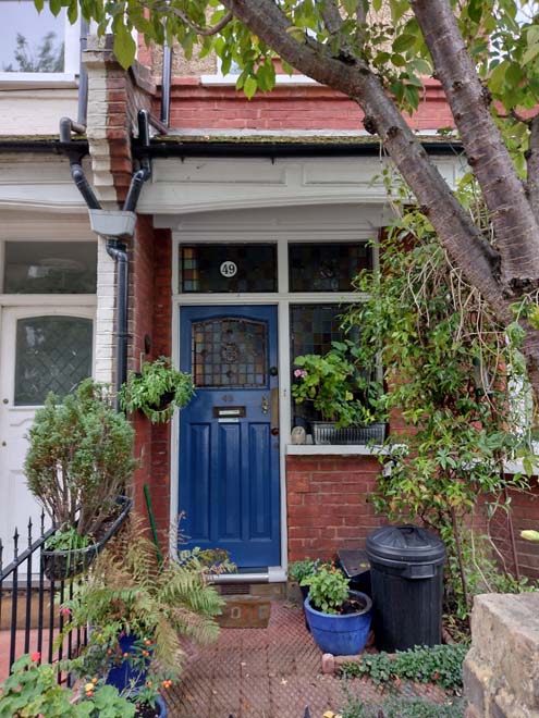 Fig. 56: The Edwardian group have simple porches and a good amount of historic doors survive