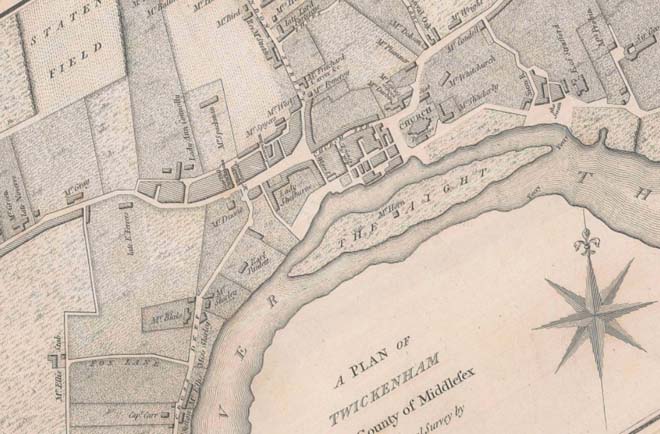Fig. 3: Samuel Lewis Map, 1784