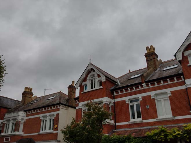 Fig. 69: The roofscape remains largely unaltered apart from roof lights to some front elevations