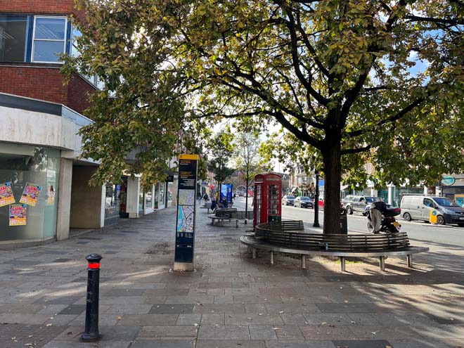 Fig. 161: This small forecourt is the main area of public realm