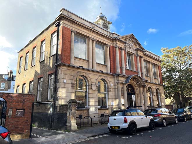 Fig. 169: The Carnegie Library is an attractive public building