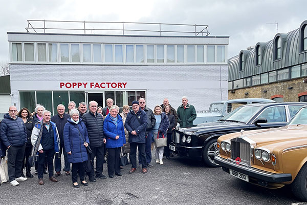 Classic car fans take a trip to The Poppy Factory