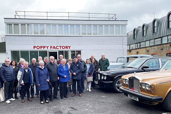 Classic car fans take a trip to The Poppy Factory - London Borough