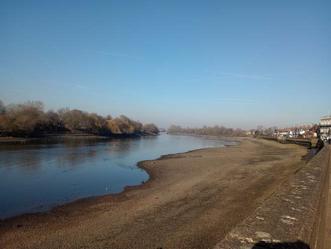 Figure 42: View from The Terrace looking downstream towards Chiswick