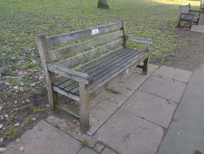 Figure 150: Example of a bench on the Green