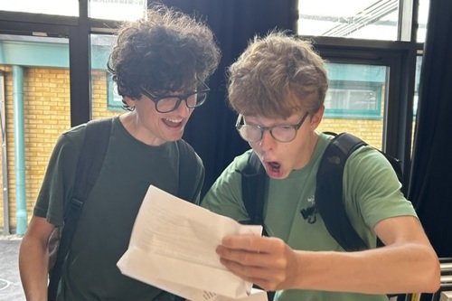 Richmond upon Thames students celebrate exam results success 